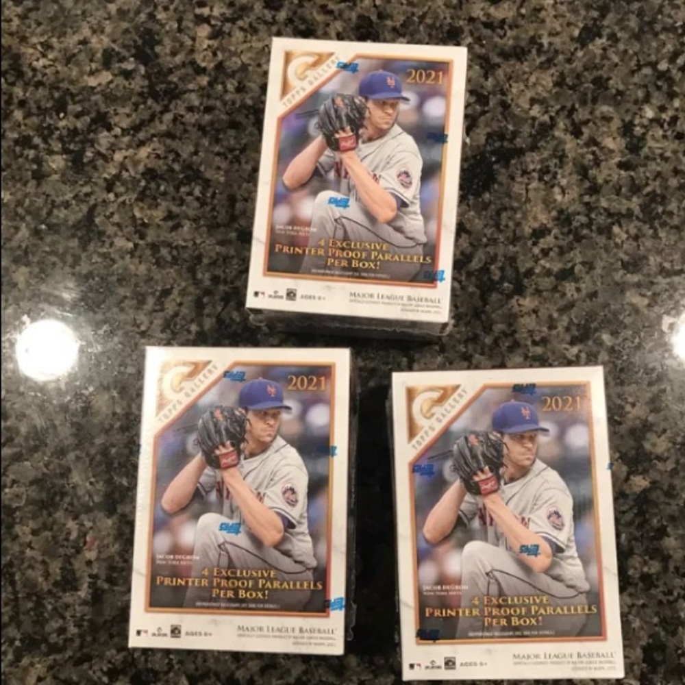 🔥 2021 Topps Gallery Blaster Box BRAND NEW FACTORY SEALED FREE SHIPPING.